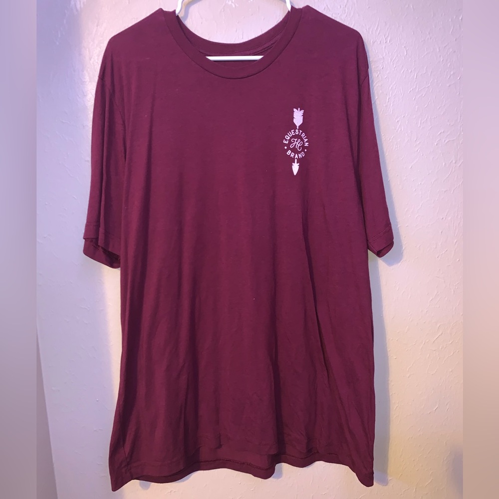XXL Hunt Club Maroon T-Shirt